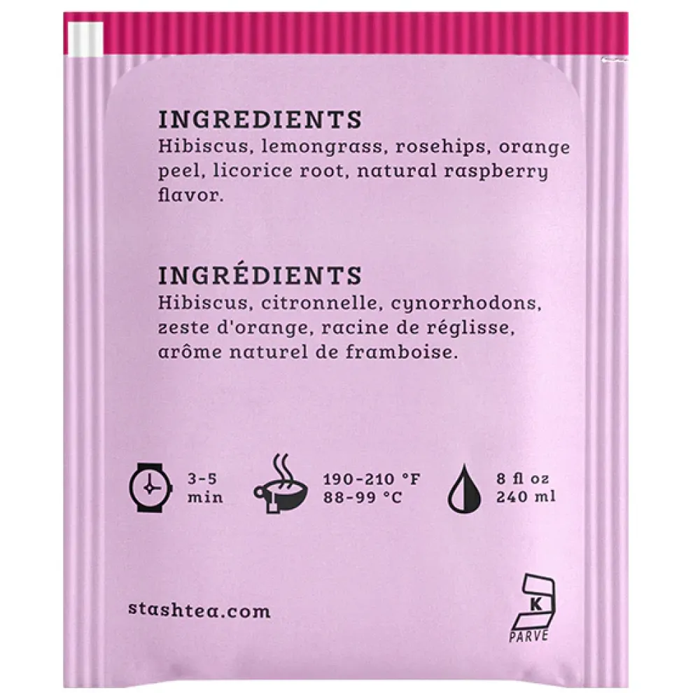 Wild Raspberry Hibiscus Herbal Tea